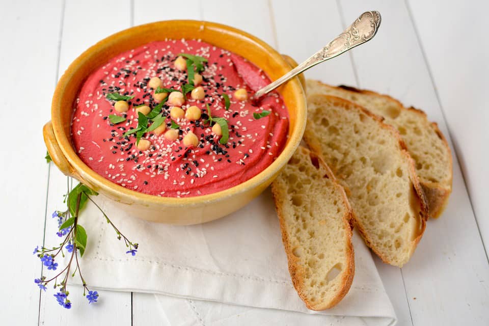 Houmous de betterave