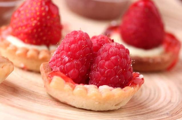 tartelettes framboise citron